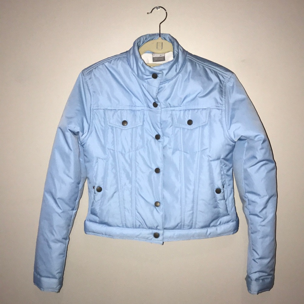 Nike crop puffy jacket